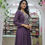 Thumbnail: bright purplee indo western dress