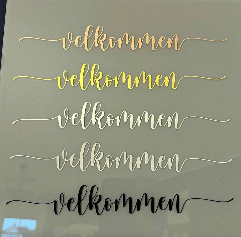 Miniatyrbilde: Velkomstskilt til dåp