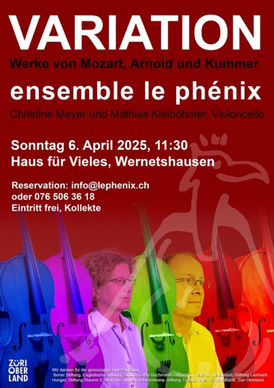 06.04.2025: Konzert „Variations“, Ensemble „le phénix“