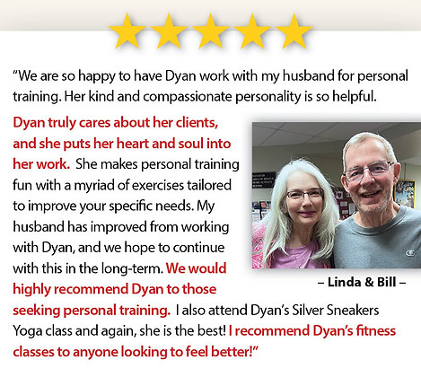 Personal Training Testimonial Dyan Trent
