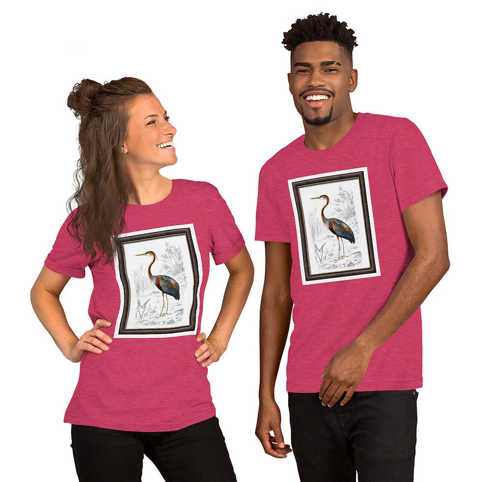 Miniature : T-Shirt Manches courtes Héron porte bonheur