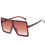 Thumbnail: Oversized Sunglasses Custom Fashion Women Sun Glasses Trendy Shades