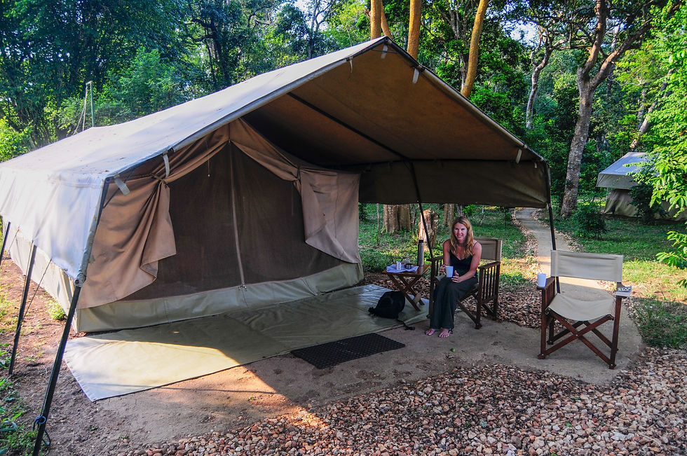 Highlights and best safari destination in Africa - Ishasha Wilderness Camp, Uganda © 2021 Aaron Matzinger