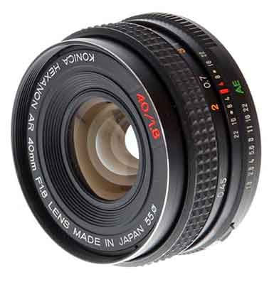 KONICA HEXANON AR 40mm F1.8 Konica Hexanon AR 40mm F1.8 on