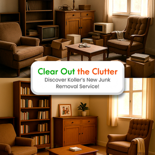 🧹 Clear the Clutter: Discover Koller’s New Junk Removal + Deep Cleaning Service