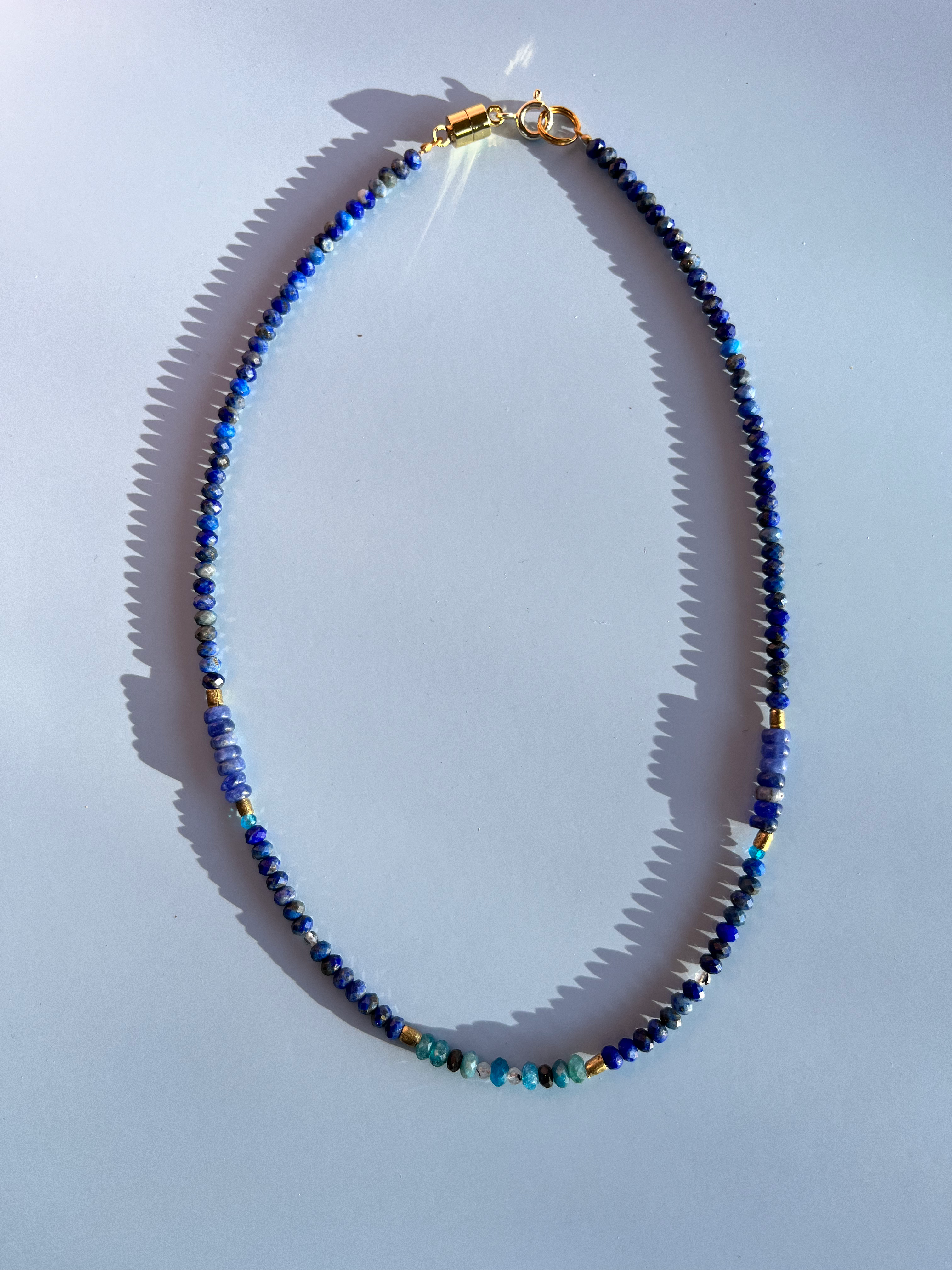 Throat Chakra shorty necklace