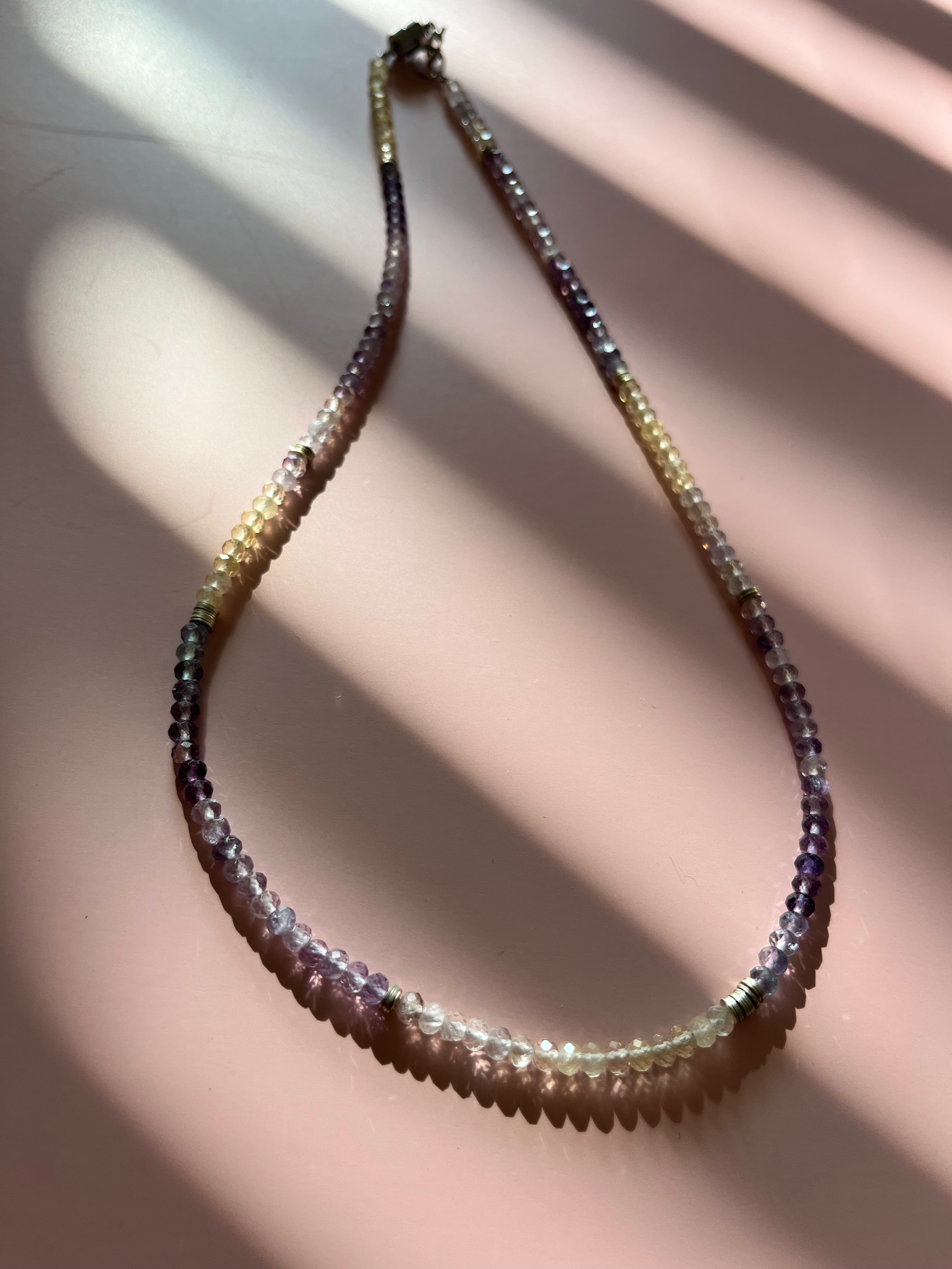 Petals of light necklace