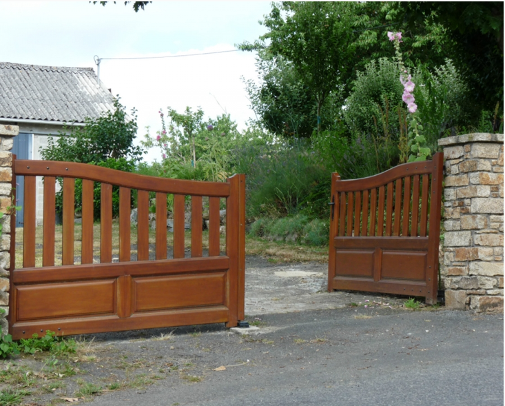 Portail en bois