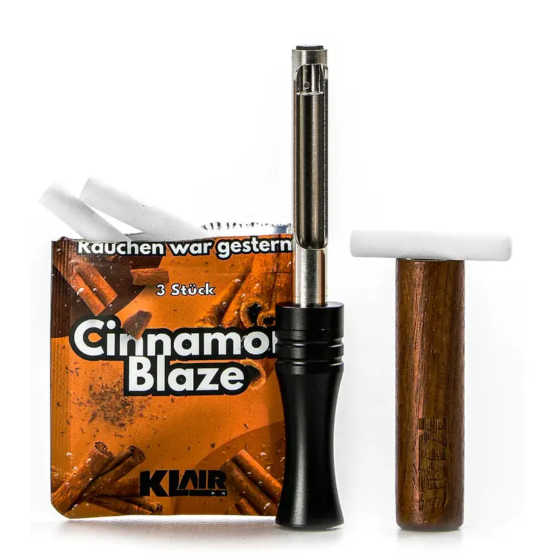 Miniaturbild: KLAIR Pen Klassisch (Silber/Schwarz) inkl. Aromakapseln für 1 Monat