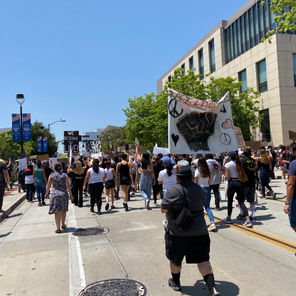 Youth Lead Peaceful Protest in Burbank, CA