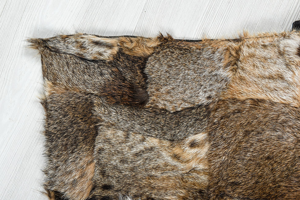 Miniatura: Genuine Lynx Pelt Throw Real Lynx Pelt Throw Rugs