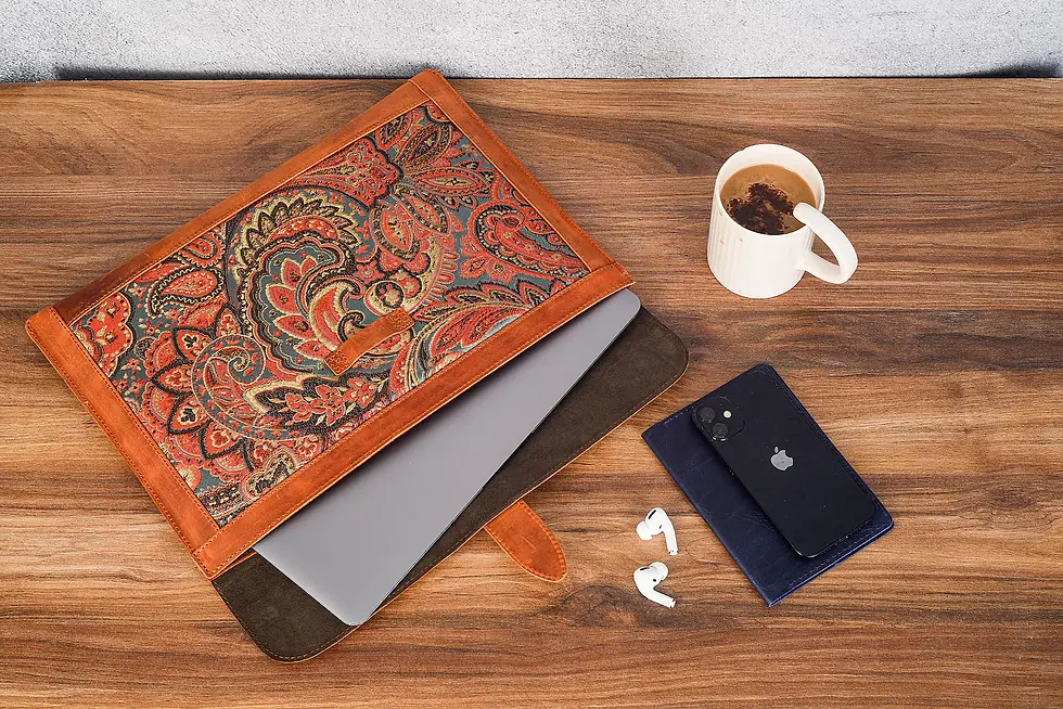 Miniature : Genuine Calfskin Macbook Air Laptop Bag