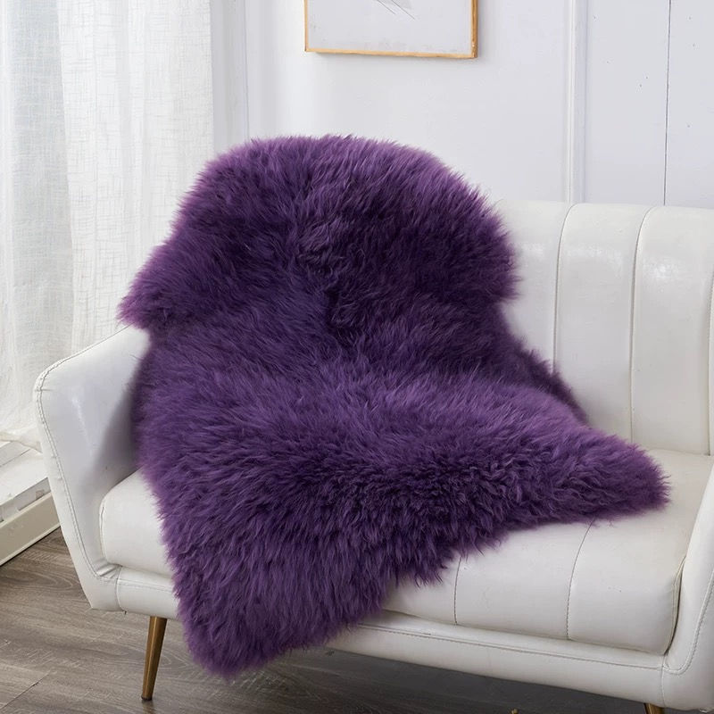 Miniature : Tapis en peau de mouton, véritable tapis en peau de mouton