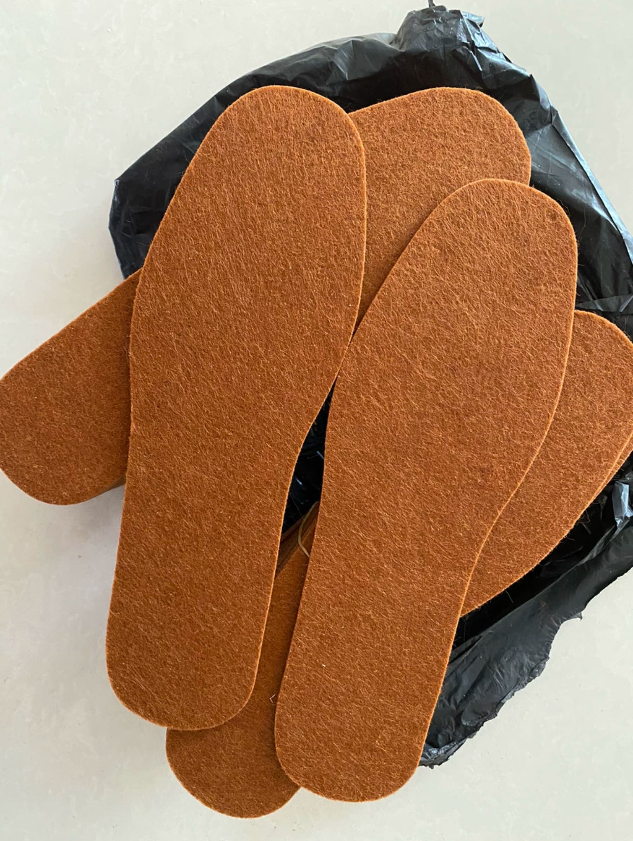 Camel Wool Felt Insole, Real Soft Camel Wool Insoles, Camel Wool