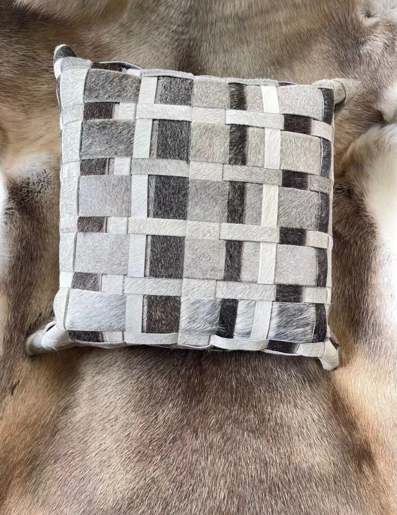 Genuine Cowhide Cushion