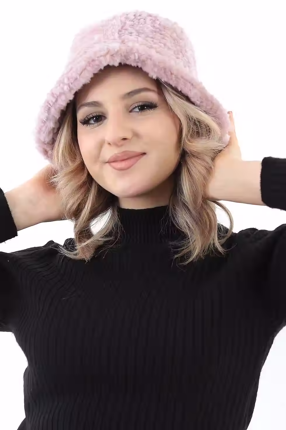 섬네일: Sheepskin Fur Women's Hat