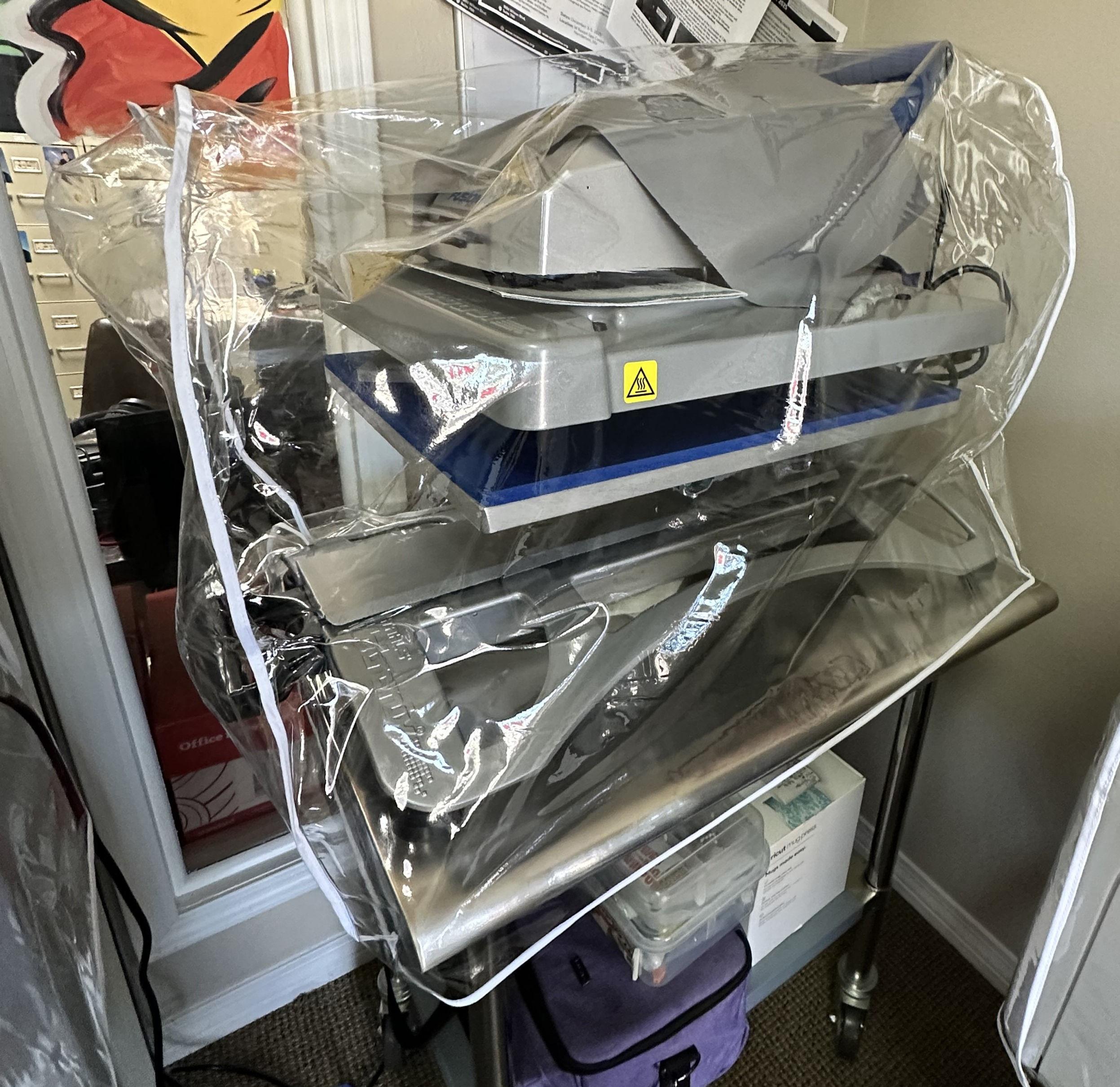 Dust Cover for Stahl's Hotronix Fusion IQ Heat Press WxDxH 32"x18"x24"