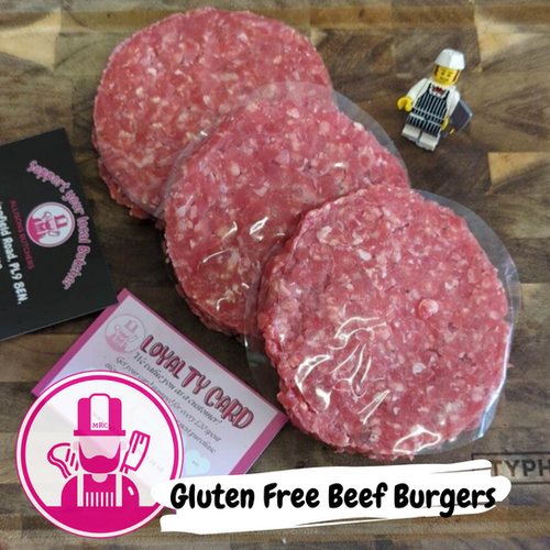 GLUTEN FREE BEEF BURGERS Allisons Butchers Plymouth