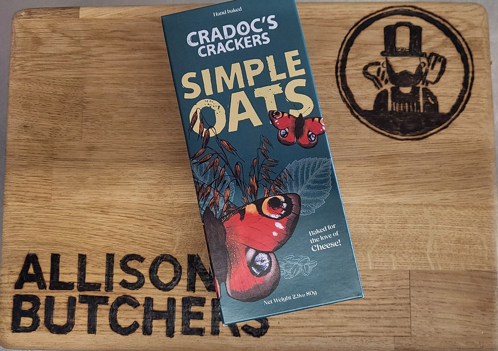 Cradoc's simple oat crackers