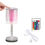 Miniatura: Luminária Led Touch Abajur Cristal Cúpula Acrílico Usb 3 Cores Projeção Mesa