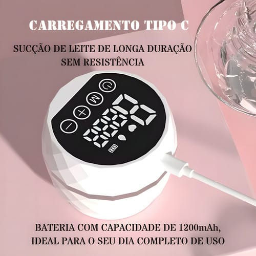 Miniatura: Bomba De Tirar Leite Materno Elétrica Extratora Portátil