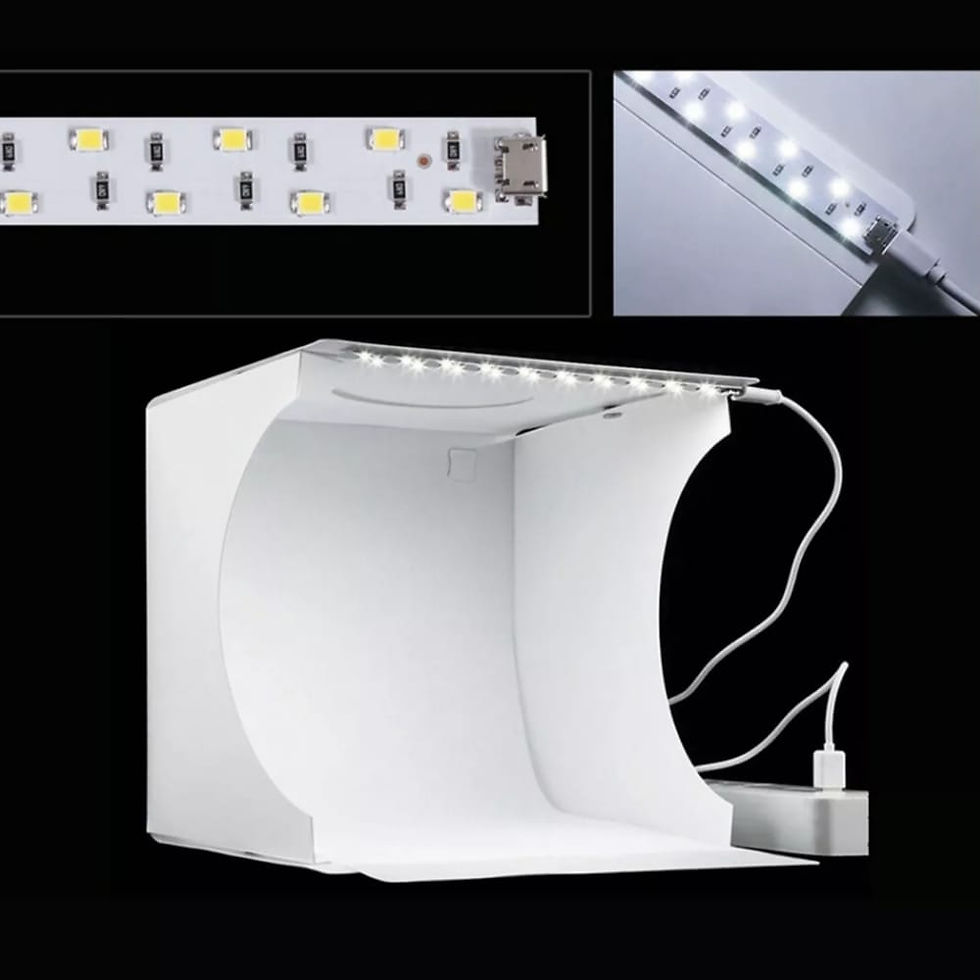 Miniatura: Mini Studio Cabine Fotografico Portatil Led Box C/ Luz Fotos