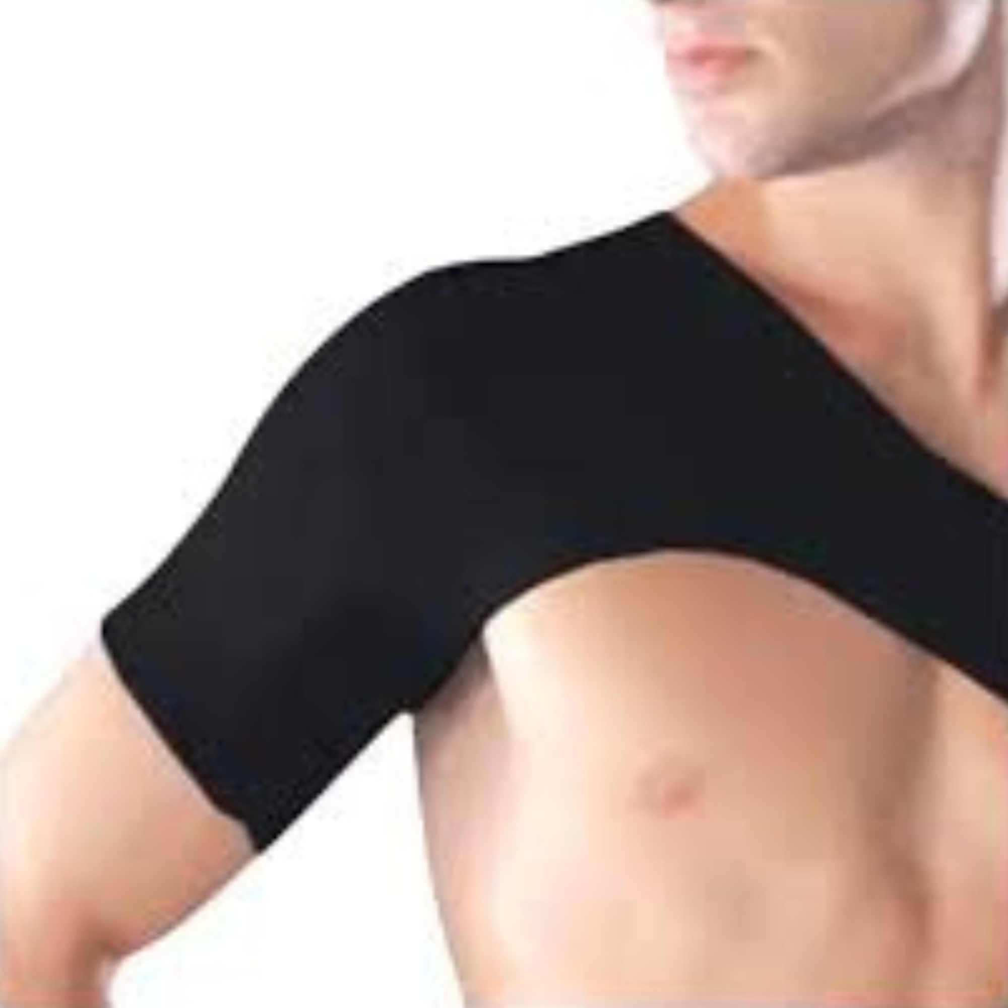 Protetor De Ombro Academia Articulação Alivio Dor Alça Anato Preto Unico