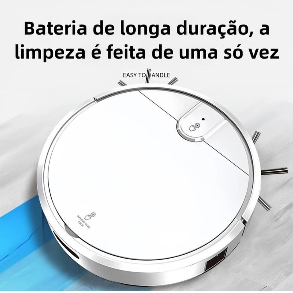 Miniatura: Aspirador De Pó Robô Controle Remoto Carregamento Automático — Preto