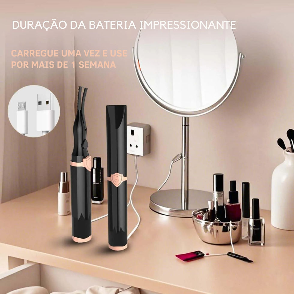 Miniatura: Curvador e Modelador Instantâneo Térmico para Cílios – Black Premium Executive