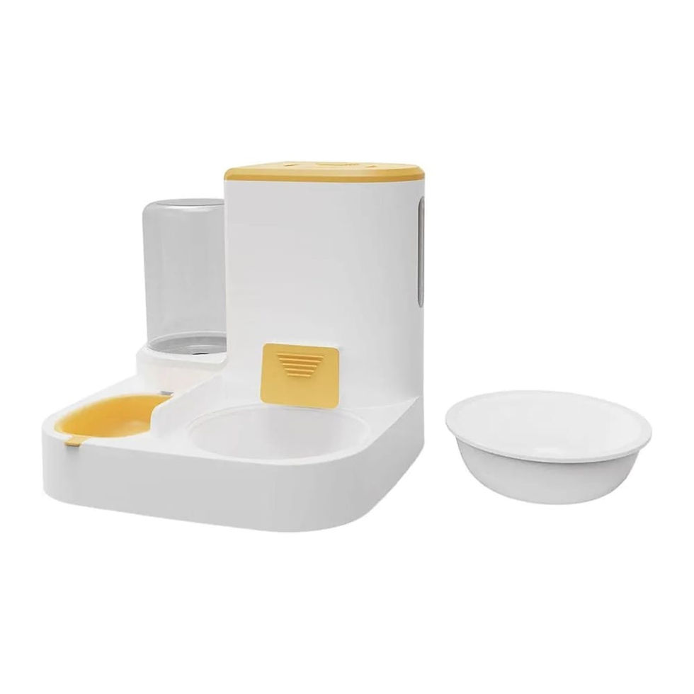 Miniatura: Conjunto de alimentador e bebedouro para cães e gatos