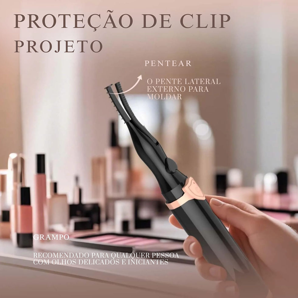 Miniatura: Curvador e Modelador Instantâneo Térmico para Cílios – Black Premium Executive