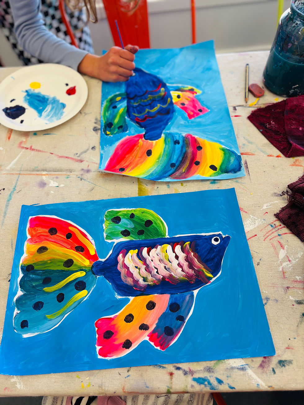 Home School Kiddos - Acrylic Class Fish 5-9yos
