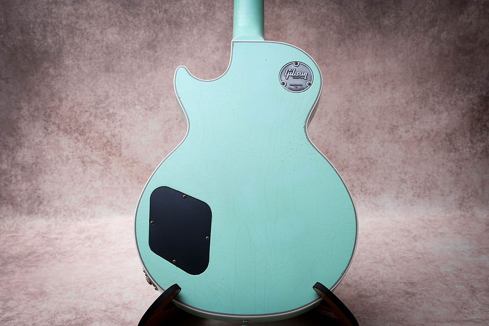 Thumbnail: GIBSON USA Custom M2M Les Paul Custom Murphy Lab Ultra Light Aged - Kerry Green