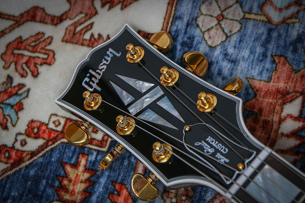 Thumbnail: GIBSON USA Les Paul Custom M2M "Black Sparkle + Ebony" (2024)