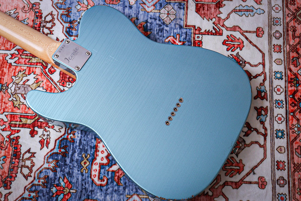 Thumbnail: ICONIC USA Vintage Modern T Closet Classic Relic "Iced Blue + Maple" (2020)