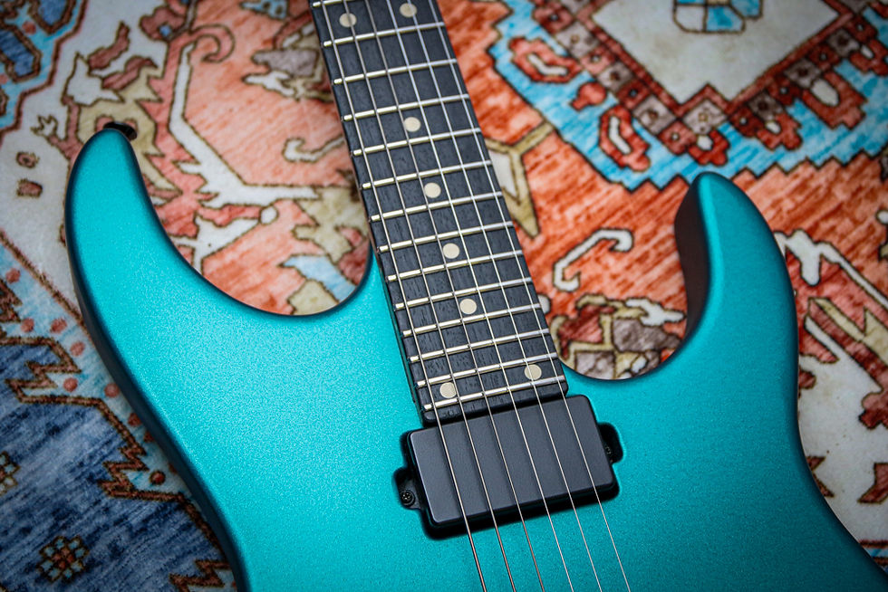 Thumbnail: TOM ANDERSON USA Angel Player 40th Anns "Satin Ocean Turquoise + Blackheart"
