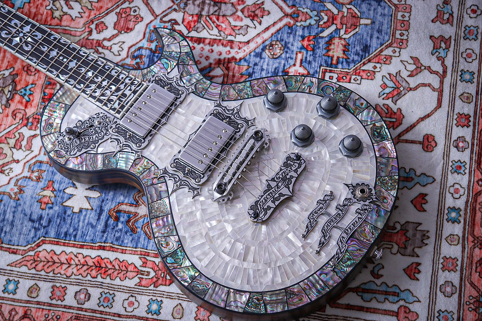 Thumbnail: TEYE LA PERLA USA Emporer Series Custom "Abalone/Mother of Pearl" (Circa 2010's)