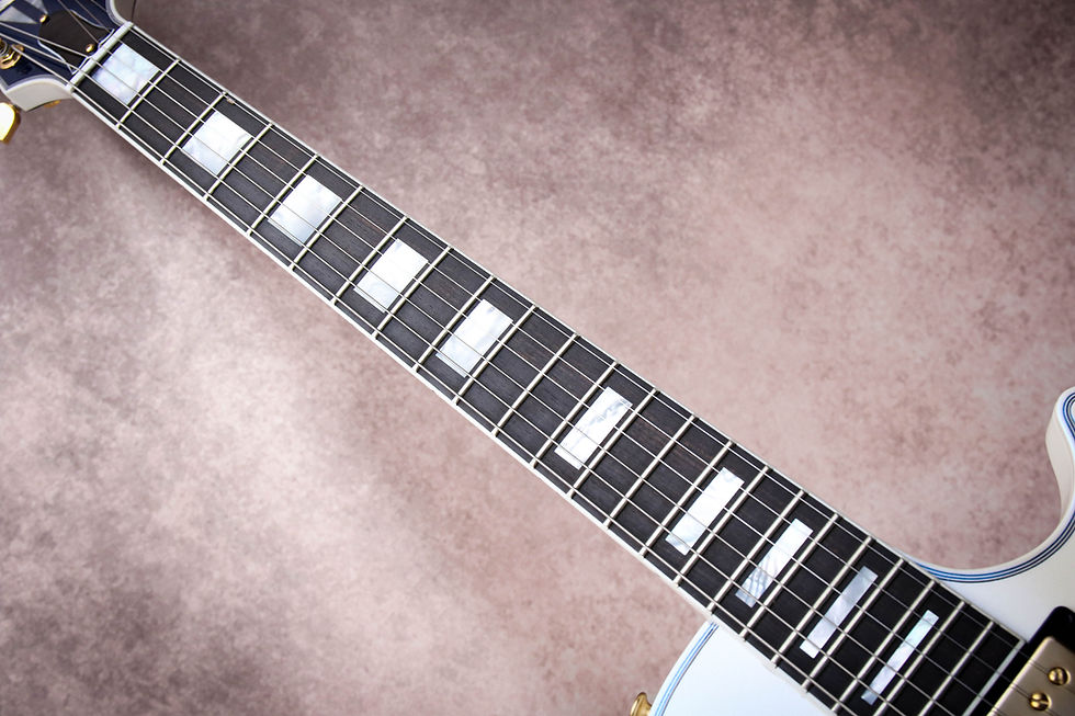 Thumbnail: GIBSON USA Custom Shop Les Paul M2M Sapphire Axcess Widow "Blue Shimmer" (2025)