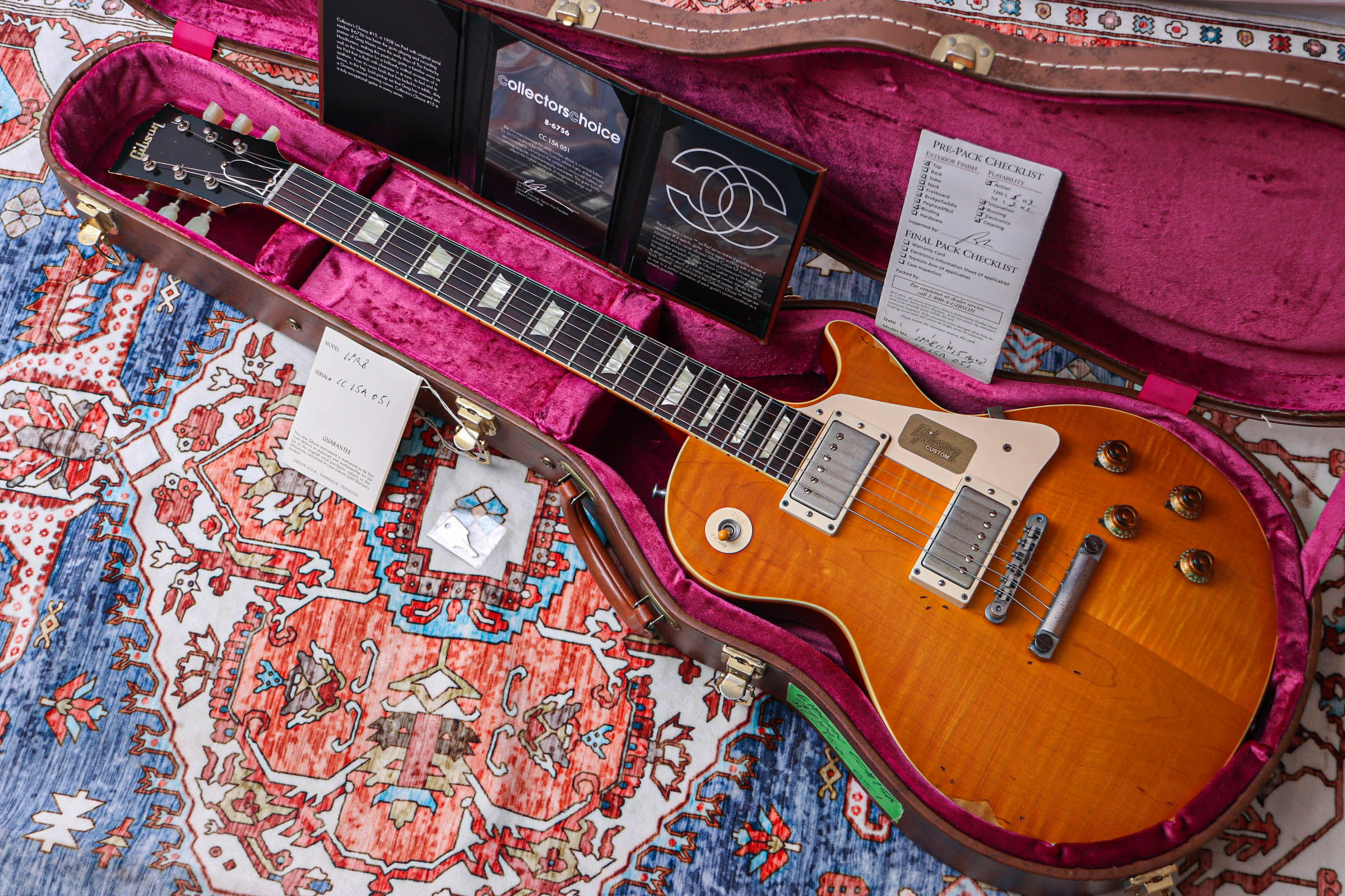 GIBSON USA Custom Shop Collector's Choice #15 Greg Martin '58 Aged Les Paul