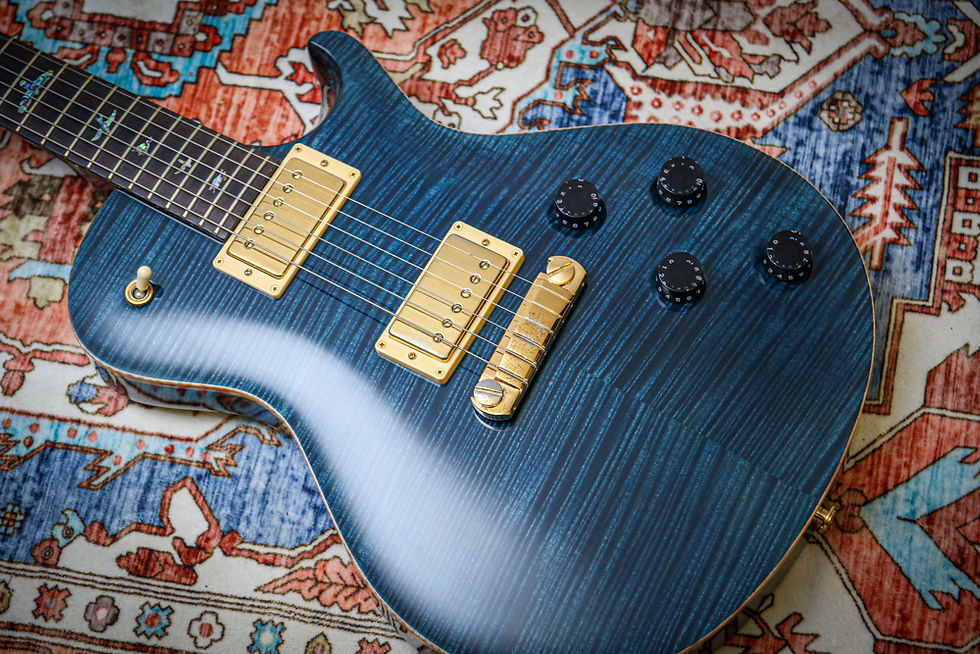 Thumbnail: PRS USA Paul Reed Smith Singlecut Artist Package "Whale Blue + Rosewood" (2000)