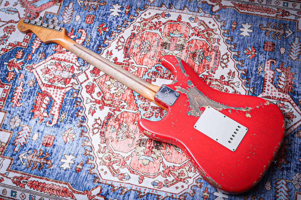 Thumbnail: FENDER USA Masterbuilt 1956 Stratocaster Relic *Dale Wilson "Fiesta Red + Maple"