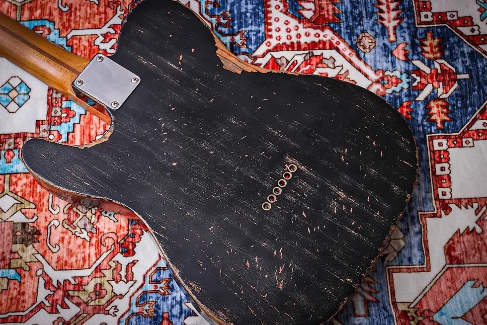 Thumbnail: FENDER USA Custom Shop Masterbuilt 52 Relic Telecaster *Greg Fessler "Black + Ma