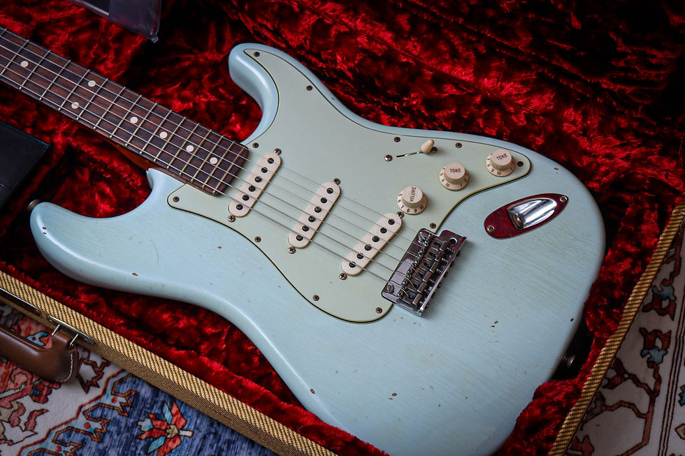 Thumbnail: FENDER USA Custom Shop Ltd '59 Reissue Stratocaster Relic *John Cruz Sonic Blue