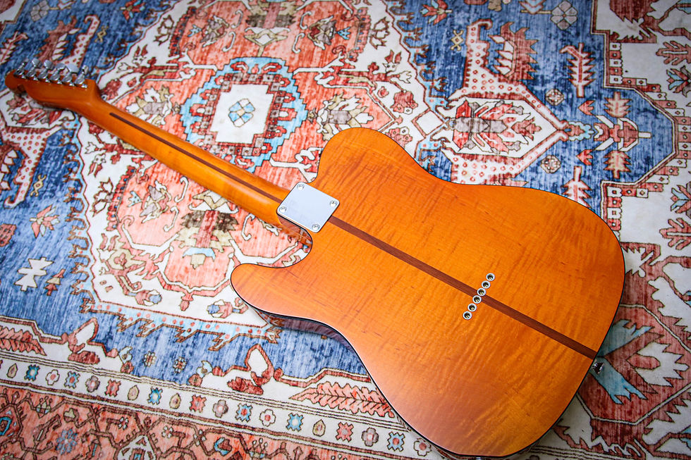 Thumbnail: H.S. Anderson MIJ HS-1 Mad Cat LTD Reissue "Trans Amber + Maple" (2024)