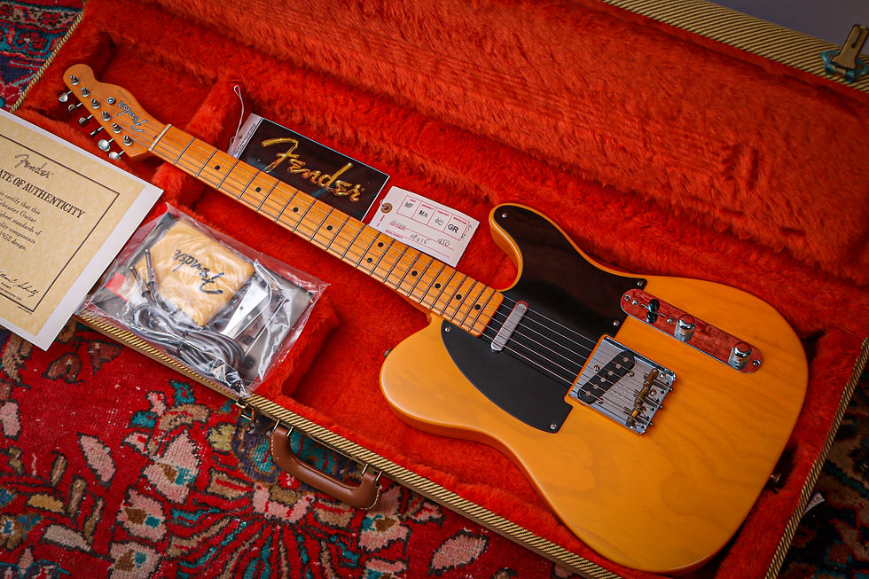 FENDER USA Vintage Reissue 52 Telecaster "Butterscotch Blonde + Maple" (2001)