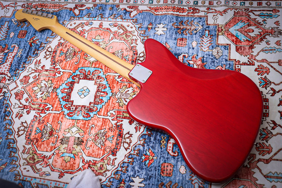 Thumbnail: FENDER MIJ Hybrid II Jazzmaster FMT "Sunset Orange + Maple" (2024)