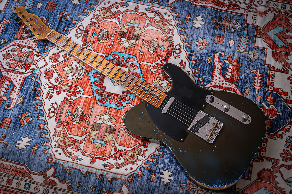 Thumbnail: FENDER USA Custom Shop '53 Reissue Ltd Telecaster Relic "Irish Pub Green + Maple