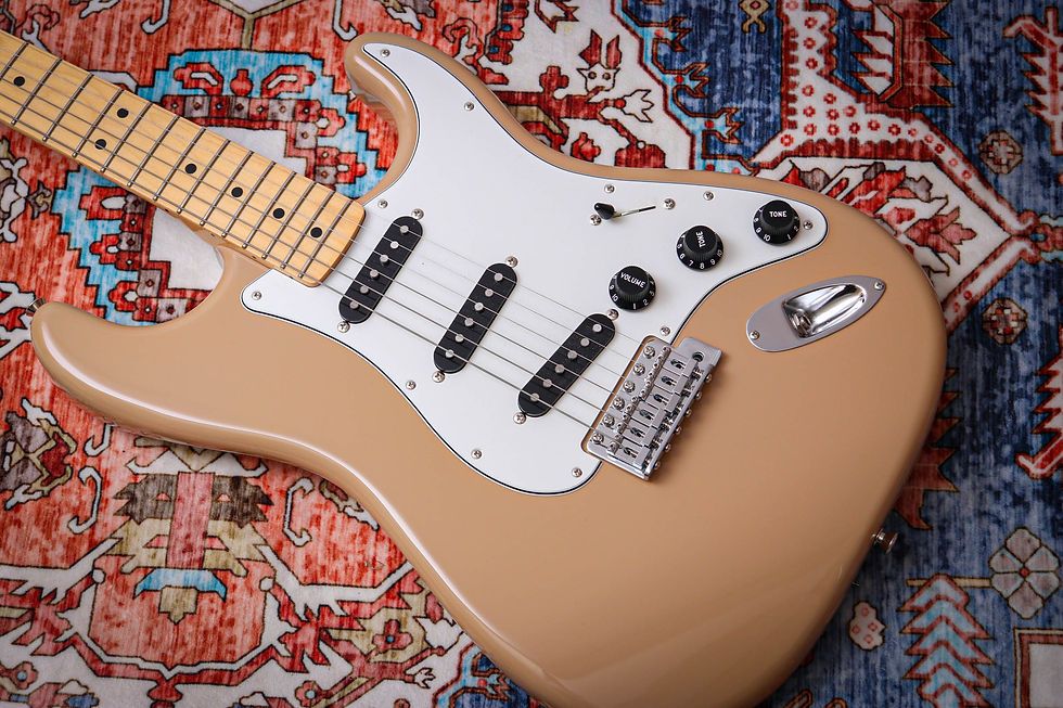 Thumbnail: FENDER MIJ Limited International Color Stratocaster "Sahara Taupe + Maple" 2022
