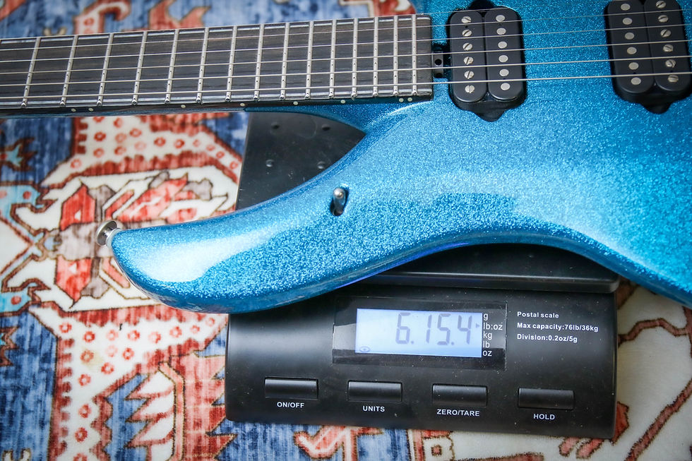 Thumbnail: ERNIE BALL USA Music Man Majesty 6 BFR #111 OF 120* "Marine Blue Sparkle" (2019)