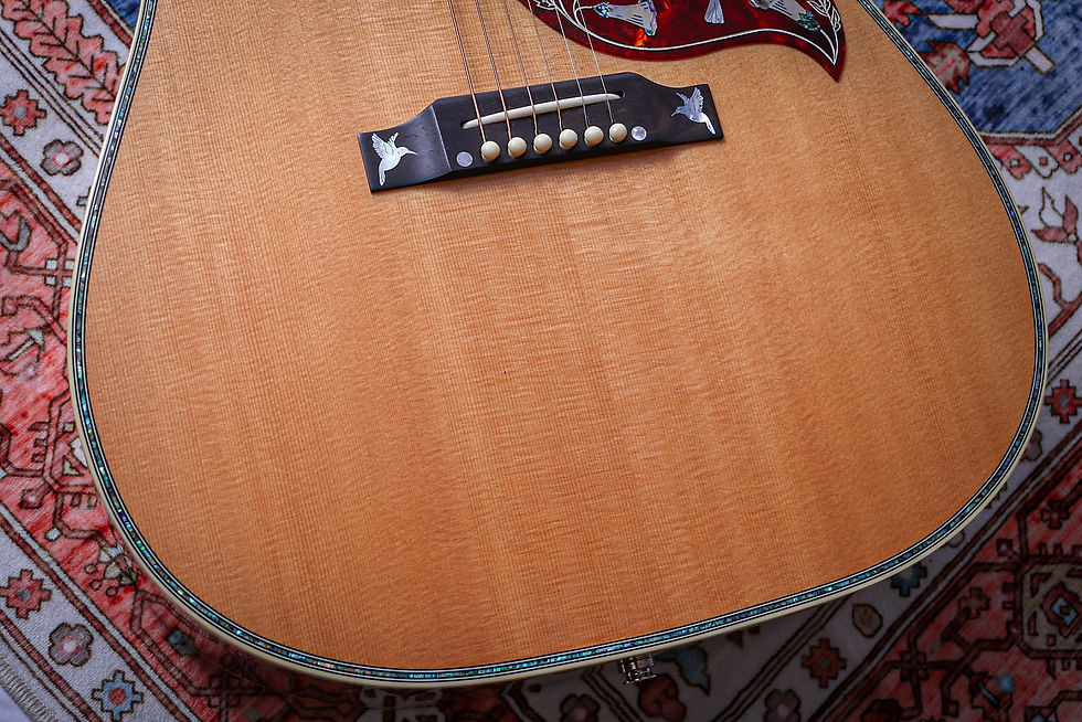 Thumbnail: GIBSON USA Custom Shop Hummingbirds In Flight Ltd *Koa "Natural/Koa" (2009)